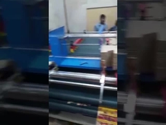 Macchina di incollaggio semiautomatica per scatole di cartone a doppia alimentazione per cartone ondulato