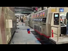 Pizza Box Flexo 2600mm Stampante Slotter Die Cutter Automatico Servo Motor Drive