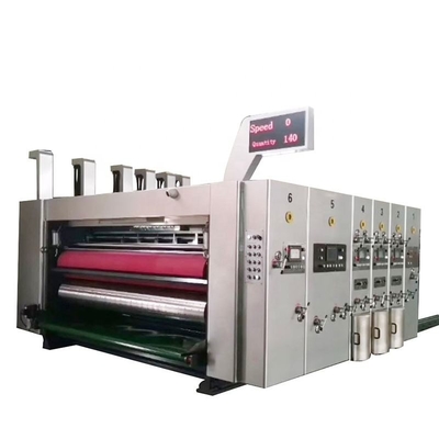 La stampante automatica Slotter Machine For di Flexo di colori dell'alimentatore 6 ha ondulato il contenitore di cartone