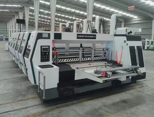 La macchina di fabbricazione del contenitore di cartone di Slot Die Cut della stampante di Flexo ha automatizzato