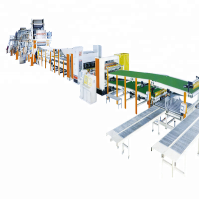 3 5 7 strato cartone ondulato scatola macchina linea di produzione di cartone