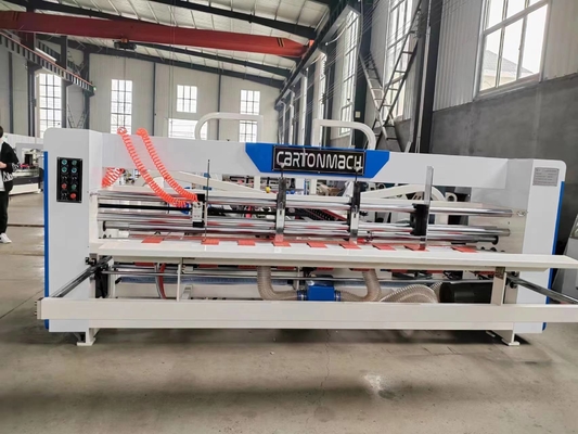 Altamente contenitore ondulato piegante di cartone di automazione che incolla macchina 0~220m/Min