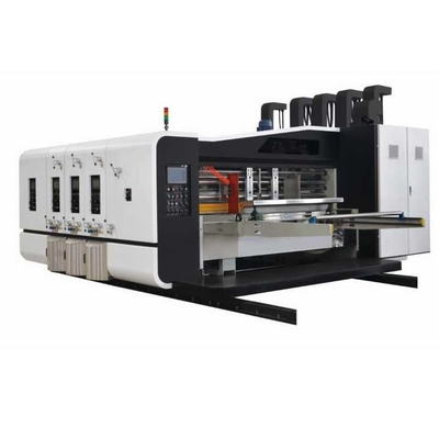 CE EAC Macchina per scatole di cartone ondulato Flesso-stampatrice Slotter Die Cutter Stacker