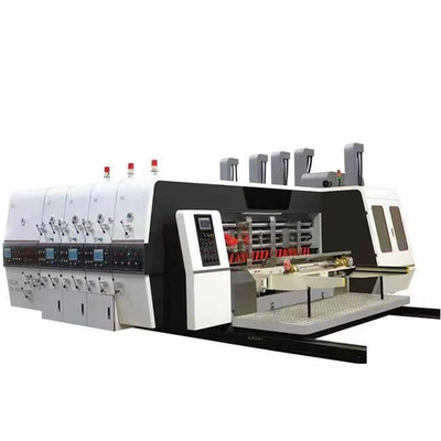 Stampa PLC ad alta velocità slotter die cutter machine per cartone ondulato