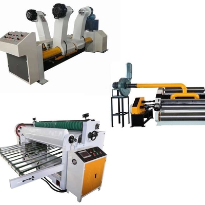 Linea di produzione di cartone ondulato computerizzato per due strati