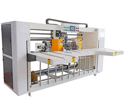 Macchina automatica a cucitura a singolo pezzo per la fabbricazione di scatole di cartone ondulato