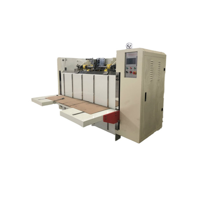 Macchina per scatole di cartone ondulato a cucitore semiautomatico