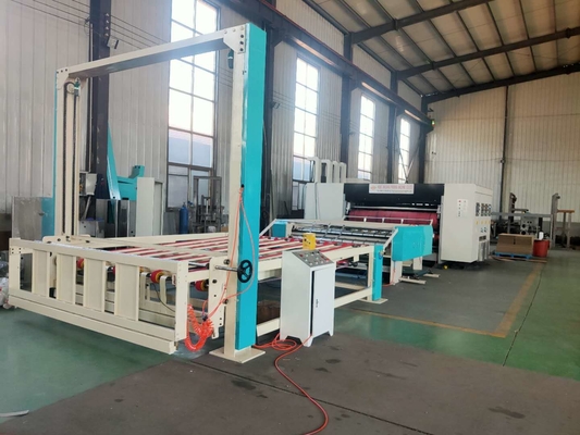 La stampante Slotter Die Cutter di Flexo di quattro colori fruttifica incartonamento 220v della pizza dei pacchetti
