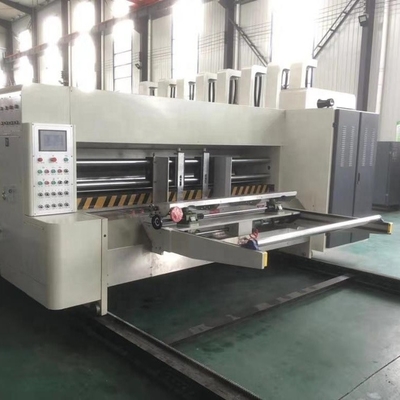 Stampatore Slotter Carton Boxes di Flexo di 3 pieghe che fa 80pcs/Min